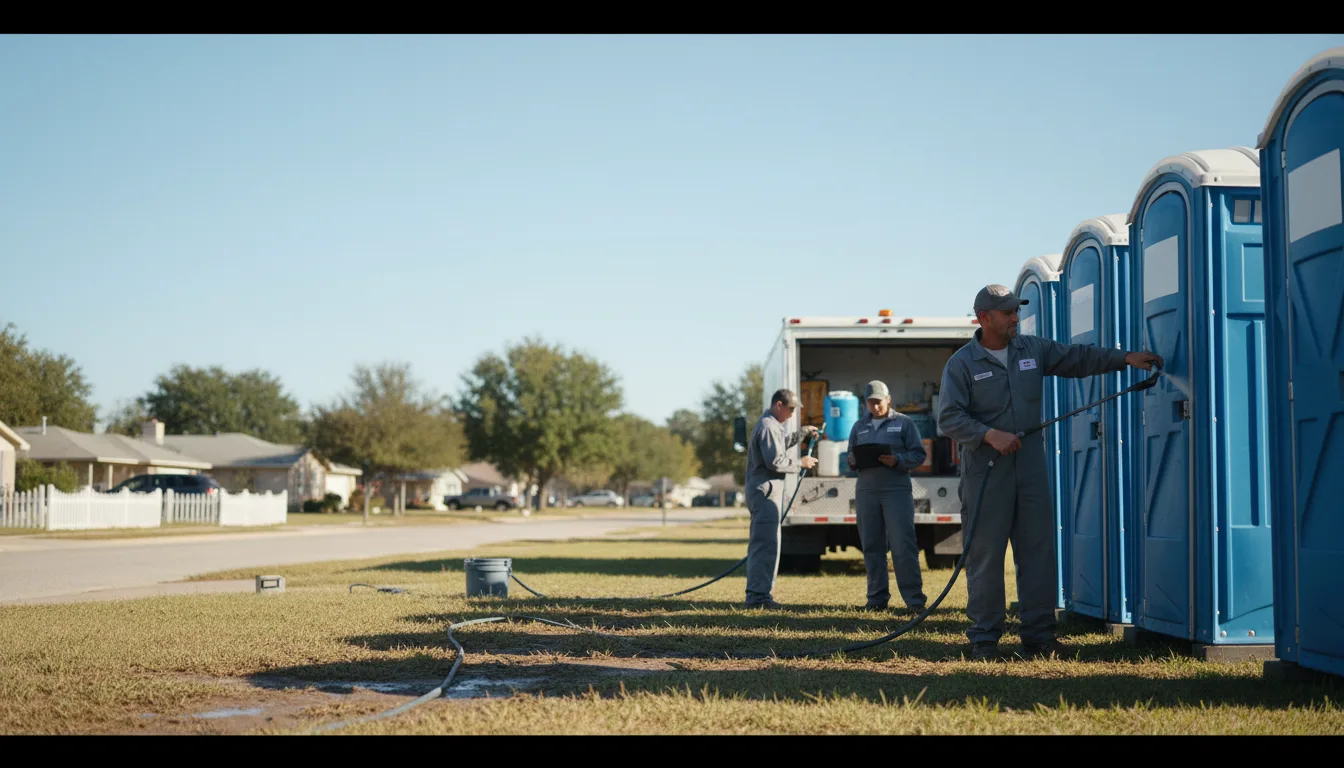 Long-Term Portable Toilet Rental in Vanderpool, TX near me